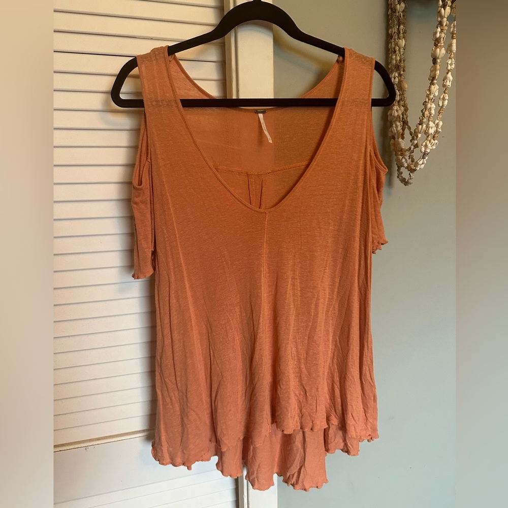Free People Cold Shoulder Top